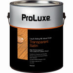 PPG PROLUXE Resin Enhanced Wood Finish, Transparent Satin, Natural Wood, 1-Gallon