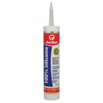 RED DEVIL Red Devil 0826 Sealant, Clear, -60 to 400 deg F, 9.8 fl-oz Cartridge PAINT RED DEVIL