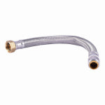 SHARKBITE/CASH ACME SharkBite 1/2 In. X 3/4 In. FIP X 15 In. L Braided Flexible Water Heater Connector