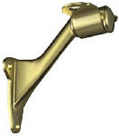 ASSA ABLOY AMERICAS RESIDENTIALI NC 2-Pc. Handrail Bracket, Bright Brass