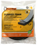 THERMWELL Rubber Foam Weatherseal Tape, 1W x 5/16 In. T x 10 Ft.