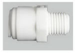 WATTS Watts PL-3024 Pipe Adapter, 3/8 x 1/8 in, Compression x MPT, Plastic, 150 psi Pressure PLUMBING, HEATING & VENTILATION WATTS