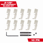 MILWAUKEE ELECTRIC TOOL CORP Switchblade 10 Blade Replacement Kit, 2-1/8 In. TOOLS MILWAUKEE ELECTRIC TOOL CORP