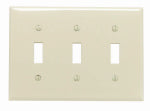 LEVITON MFG CO IV 3-TOGGLE WALL PLATE ELECTRICAL LEVITON MFG CO