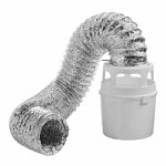 LAMBRO INDUSTRIES Indoor Dryer Lint Trap Kit , 5-Ft. Long PLUMBING, HEATING & VENTILATION LAMBRO INDUSTRIES