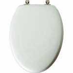 MAYFAIR Mayfair 144BN000 Toilet Seat, Elongated, Molded Wood, White PLUMBING, HEATING & VENTILATION MAYFAIR