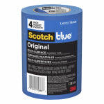 SCOTCH BLUE ScotchBlue 2090-36EP4 Original Painter's Tape, 60 yd L, 1.41 in W, Crepe Paper Backing, Blue PAINT SCOTCH BLUE   