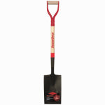 RAZOR-BACK Razor-Back 46201 Border Spade, 7 in W Blade, Steel Blade, Wood Handle, D-Grip Handle, 28 in L Handle LAWN & GARDEN RAZOR-BACK