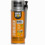 GREAT STUFF Great Stuff 99112831 Fireblock Insulating Foam Sealant, Orange PAINT GREAT STUFF