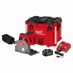 MILWAUKEE ELECTRIC TOOL CORP M18 6-1/2 In. Plunge Track Saw Kit, Battery & Charger