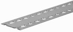 STEELWORKS BOLTMASTER Steel Bar, Flat, Slotted, 14-Ga., 1-3/8 x 36 In.