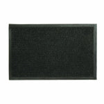 SPORTS LICENSING SOLUTIONS LLC Floor Mat, Dual Rib Charcoal Black, Indoor/Outdoor, 21 x 36 In.