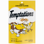 AMERICAN DISTRIBUTION & MFG Temptations Cat Treats, Tender Chicken, 3 oz.