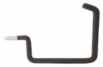 ASSA ABLOY AMERICAS RESIDENTIALI NC Storage Screw Hook, Black Vinyl Coated