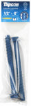TAPCON Tapcon 50426 Screw Anchor, Hex Drive, Steel, Metallic, 2 PK HARDWARE & FARM SUPPLIES TAPCON