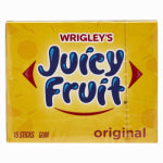 MIDWEST DISTRIBUTION Juicy Fruit Gum, Slim Pack, 15 Pc. HOUSEWARES MIDWEST DISTRIBUTION   