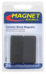 MASTER MAGNETICS Magnet Source 07044 Magnetic Block, 1-7/8 in L, 7/8 in W HOUSEWARES MASTER MAGNETICS   