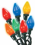 VAST LIGHTING CORP. Christmas Lights LED Replacement Bulb, C7, Multi-Color Ceramic, 5-Pk.