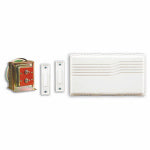 GLOBE ELECTRIC Wired Doorbell Contractor Kit, White ELECTRICAL GLOBE ELECTRIC