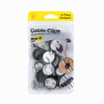 WRAP IT STORAGE Wrap-It Storage 514-CLIPS-BL Cable Clip, Silicone, Black ELECTRICAL WRAP IT STORAGE