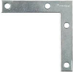 ASSA ABLOY AMERICAS RESIDENTIALI NC 4-Pk., 3 In. Zinc Flat Corner Iron