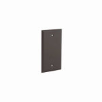 RACO INCORPORATED 1-Gang Weatherproof Blank Cover, Vertical/Horizontal, Bronze ELECTRICAL RACO INCORPORATED