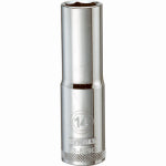DEWALT DEWALT DWMT93529OSP Drive Socket, 14 mm Socket, Deep Socket, 3-1/8 in OAL, 1/2 in Drive, 6-Point, Vanadium Steel TOOLS DEWALT