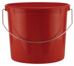 LEAKTITE ENCORE Plastics 05160 Paint Pail, 5 qt Capacity, Plastic, Red PAINT LEAKTITE