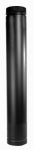 SELKIRK CORPORATION Telescopic Double Wall Stove Pipe, 38-68-In., Matte Black, 6-In.