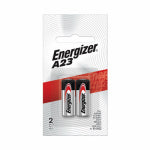 ENERGIZER BATTERY Energizer A23 A23BPZ-2 Battery, 12 V Battery, 55 mAh, Alkaline, Manganese Dioxide ELECTRICAL ENERGIZER BATTERY