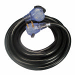 US HARDWARE US Hardware RV-687 Extension Cord, 10 AWG Cable, 25 ft L, Plug, Female, Black Jacket AUTOMOTIVE US HARDWARE