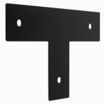 ASSA ABLOY AMERICAS RESIDENTIALI NC Indio Collection T Strap, Black, 3 x 13-1/2 x 8-1/4 In. HARDWARE & FARM SUPPLIES ASSA ABLOY AMERICAS RESIDENTIALI NC