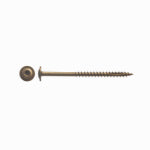 WESTERN BUILDERS SUPPLY 8 x 2" RWH Bronze T-20 Round Washer Head Wood Screw, 1 lb Bucket HARDWARE & FARM SUPPLIES WESTERN BUILDERS SUPPLY