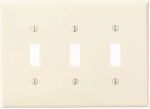 LEVITON MFG CO IV 3-TOGGLE WALL PLATE ELECTRICAL LEVITON MFG CO