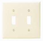 LEVITON MFG CO IV 2-TOGGLE WALL PLATE ELECTRICAL LEVITON MFG CO