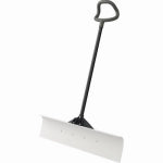SUNCAST CORP UHMW Snow Pusher, Steel Shaft, 36-In.