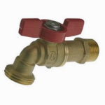 B & K INDUSTRIES B & K 103-024 Heavy-Duty Hose Bibb, 3/4 x 3/4 in Connection, MPT x Male Hose, 200 psi Pressure, Brass Body PLUMBING, HEATING & VENTILATION B & K INDUSTRIES