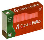 VAST LIGHTING CORP. Christmas Lights Replacement Bulb, C9, Red Ceramic, 4-Pk. HOLIDAY & PARTY SUPPLIES VAST LIGHTING CORP.