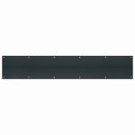 TELL MANUFACTURING Tell Manufacturing DT101949 Door Kick Plate, 30 in L, 6 in W, 0.05 ga Gauge, Matte Black HARDWARE & FARM SUPPLIES TELL MANUFACTURING