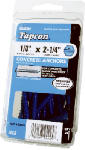 ITW BRANDS Hex-Washer Head Concrete Anchors, 1/4 x 2-3/4 In., 25-Pk.