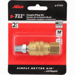MILTON INDUSTRIES Compression Coupler & Plug Kit, M-Style, 1/4 In. NPT