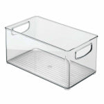INTERDESIGN INC Storage Bin, Clear Plastic, 10 x 6 x 5 In. HOUSEWARES INTERDESIGN INC