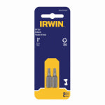 IRWIN Irwin IWAF21TS202 Tamper-Resistant Insert Bit, T20 Drive, Torx Drive, 1/4 in Shank, Hex Shank, 1 in L TOOLS IRWIN   