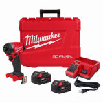 MILWAUKEE ELECTRIC TOOL CORP M18 18-Volt Cordless Impact Driver Kit, Brushless Motor, 1/4 In., (2) Batteries & Charger