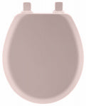 BEMIS MFG. CO. Round Molded Wood Toilet Seat, Easy-Clean & Change�� Hinge, STA-TITE��, Pink PLUMBING, HEATING & VENTILATION BEMIS MFG. CO.