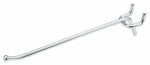 ASSA ABLOY AMERICAS RESIDENTIALI NC Pegboard/Wall Hook, Zinc, 6 In., 2-Pk.