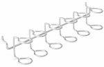 ASSA ABLOY AMERICAS RESIDENTIALI NC Pegboard Multiple Tool Holder, Galvanized Steel, 3/4 In.
