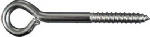 ASSA ABLOY AMERICAS RESIDENTIALI NC Lag Screw Eye, Stainless Steel, 3/8 x 4-1/2 In.