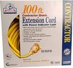 SOUTHWIRE/COLEMAN CABLE 100 Ft. 10/3 Yellow Outdoor Cord ELECTRICAL SOUTHWIRE/COLEMAN CABLE