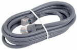 JEM ACCESSORIES, INC. Cat 6 Network Cable, 250Mhz, Gray, 7 Ft.